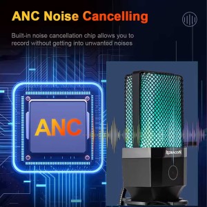 میکروفون گیمینگ رومیزی ردراگون مدل ADNE GM212 RGB